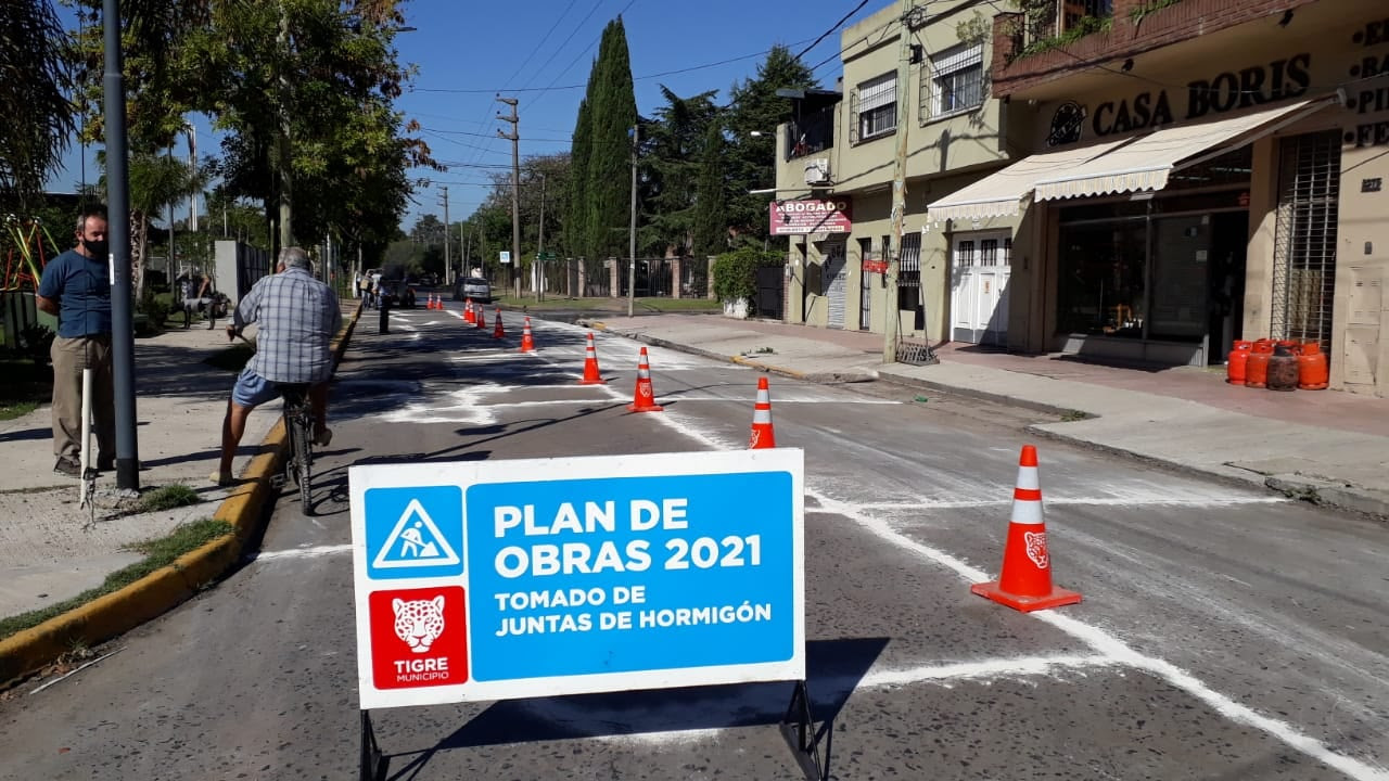 En Don Torcuato, el Municipio ejecuta nuevos trabajos de mantenimiento vial