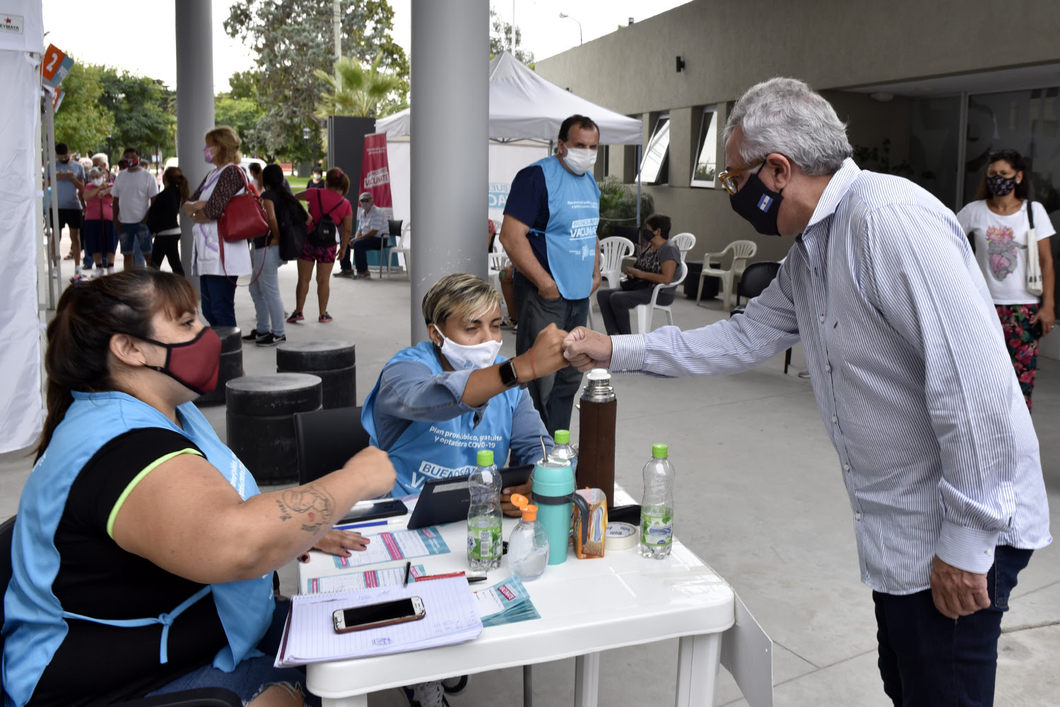 Más vecinos y vecinas de Tigre recibieron la vacuna contra el COVID-19