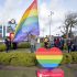 La concejala Gisela Zamora encabezó el izamiento de la bandera del Orgullo LGBTIQ+ en Tigre