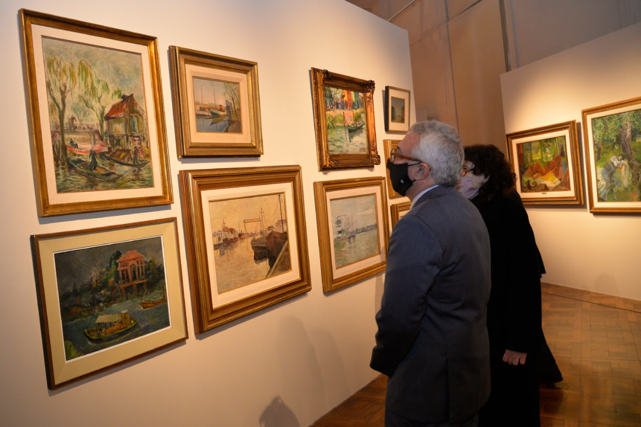 En el Museo de Arte Tigre, Julio Zamora inauguró una muestra con obras donadas por el coleccionista Carlos Franck