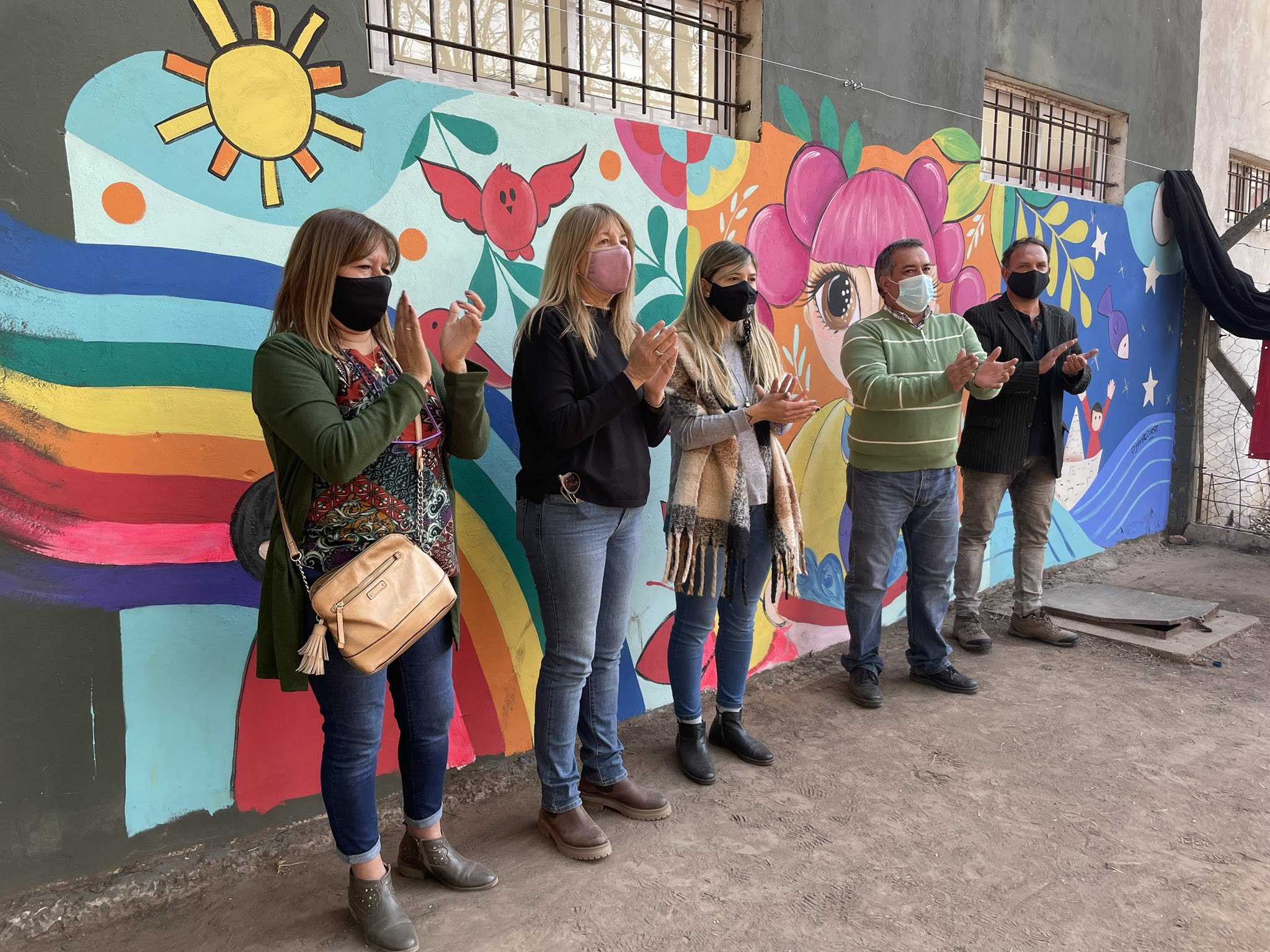 El Municipio de Tigre celebró el cierre del Mes de las Infancias con la muestra de un mural en El Talar