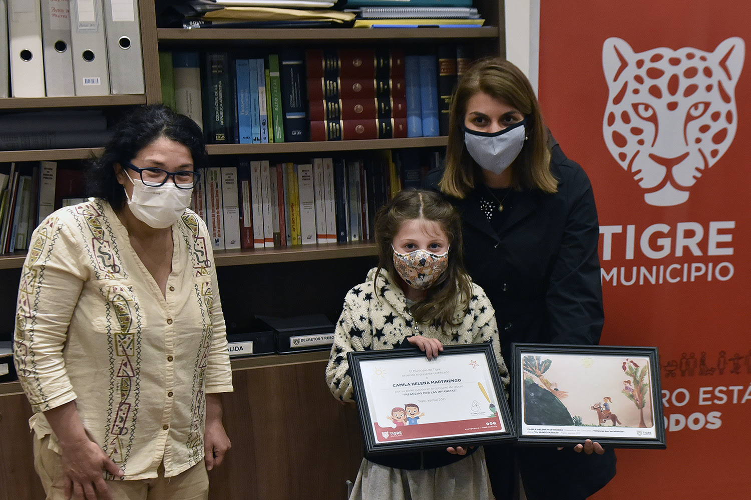 El Municipio de Tigre premió a las ganadoras del concurso Infancias por las Infancia