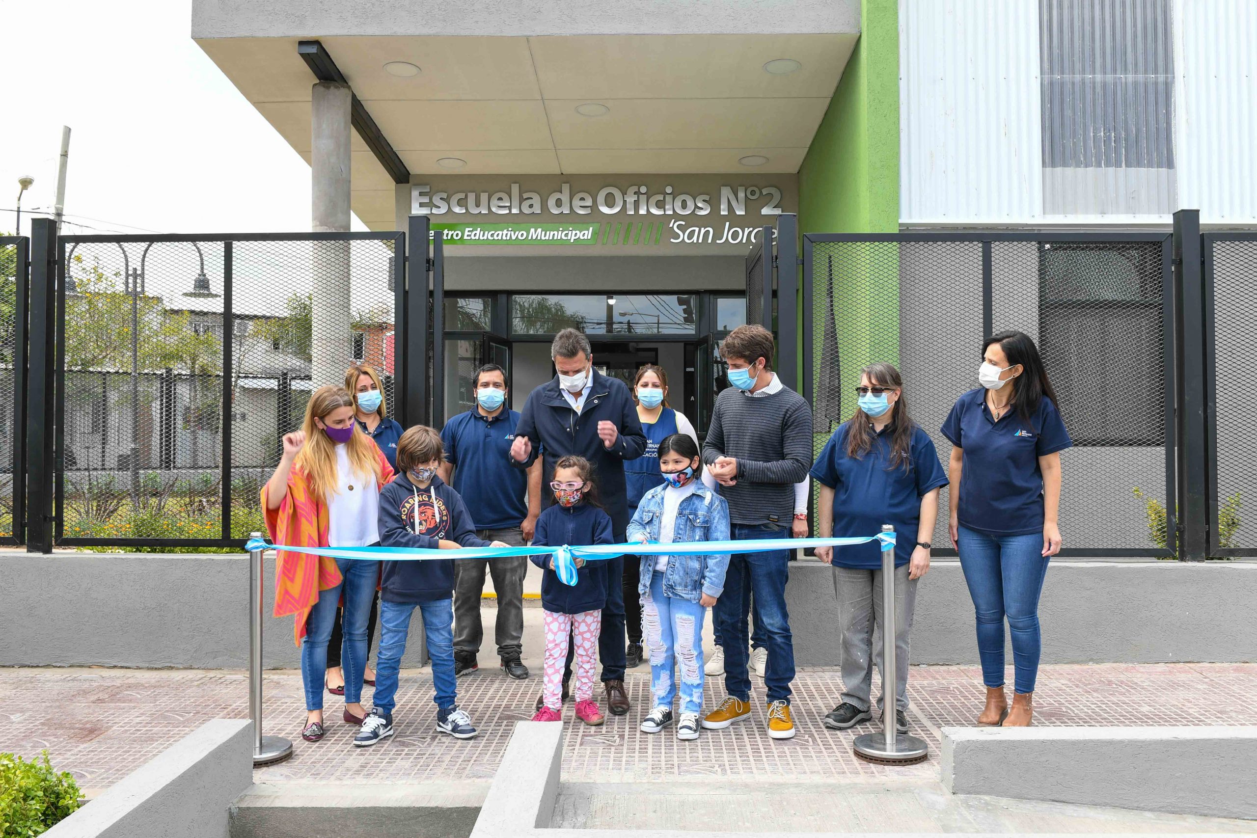 Andreotti y Massa inauguraron la Escuela de Oficios N°2 de San Fernando
