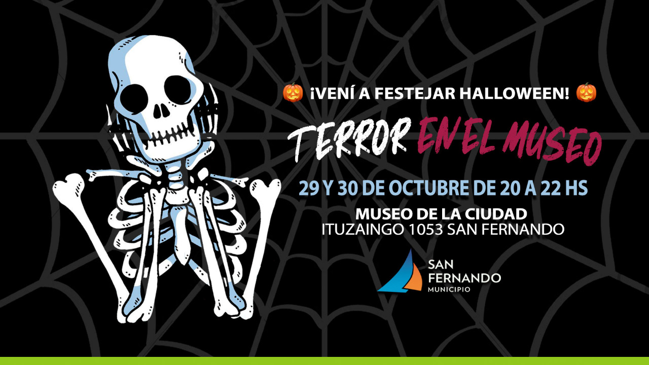 Este viernes y sábado llega a San Fernando “Terror en el Museo” 