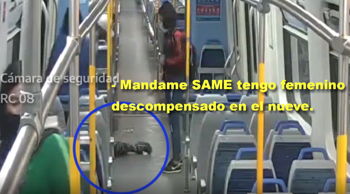 Estación Moreno: Una pasajera se descompensó sobre el tren y fue rápidamente atendida ante el pedido del Centro de Monitoreo.