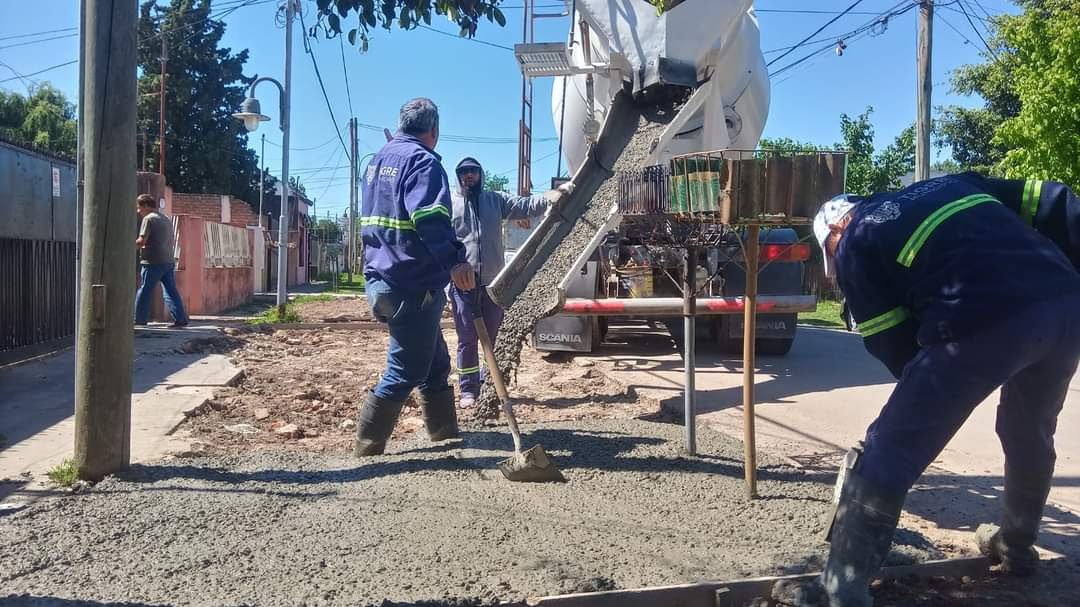 Infraestructura urbana: avanza el Plan Municipal de Veredas en Troncos del Talar y Don Torcuato