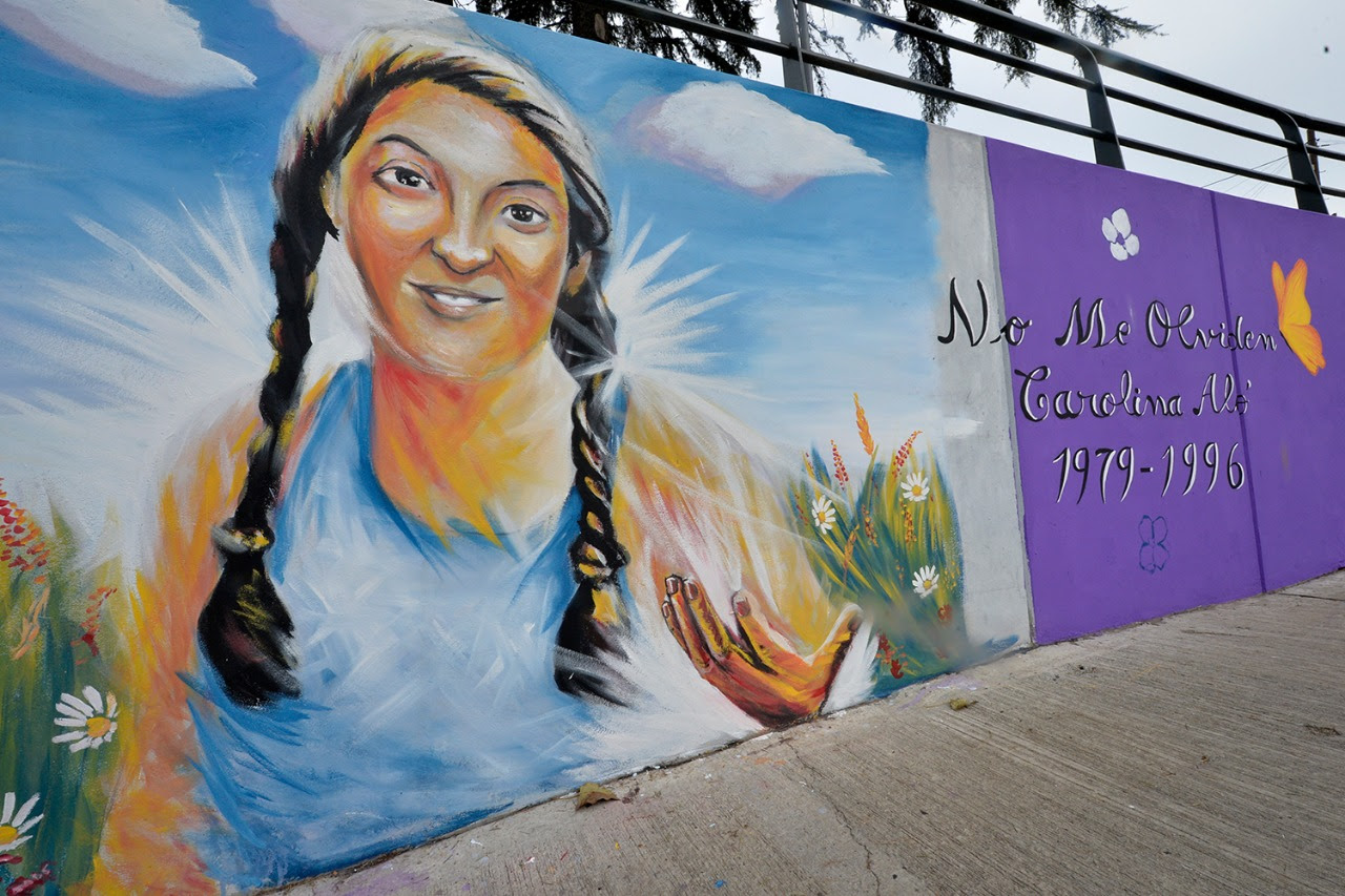 El Municipio de Tigre presentó el mural "No me olviden", en homenaje a Carolina Aló