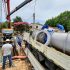 AySA finalizó la instalación de una gran válvula en Vicente López para mejorar el servicio