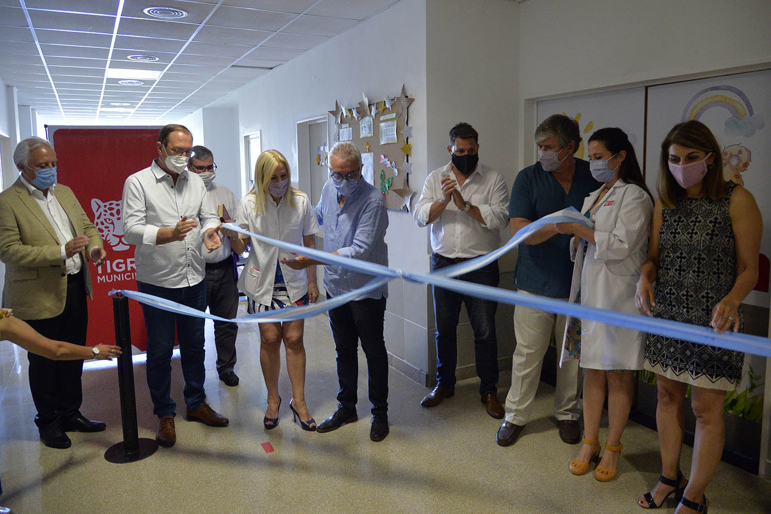 Julio Zamora inauguró la ampliación de la Unidad de Terapia Intensiva Pediátrica en el Hospital Materno Infantil de Tigre