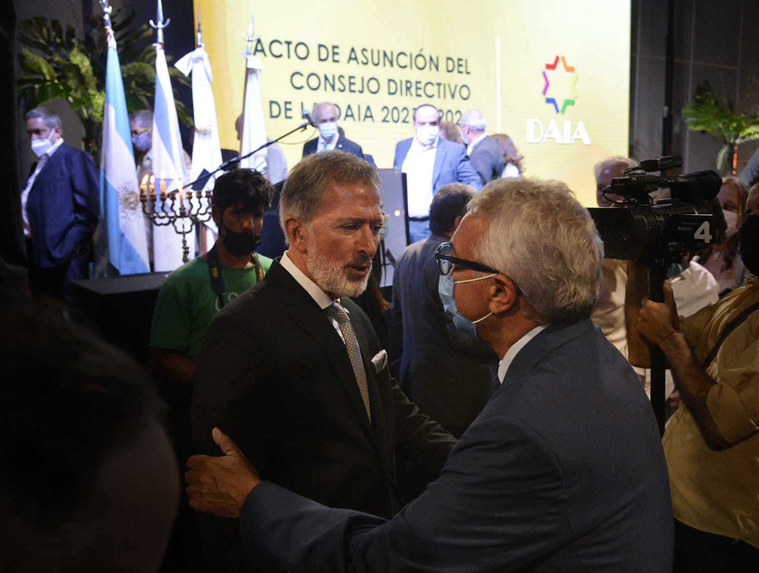 Julio Zamora acompañó la asunción del nuevo Consejo Directivo de la DAIA, presidido por Jorge Knoblovits