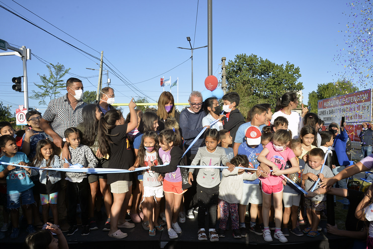 Con una celebración familiar, Julio Zamora inauguró el espacio público N°71 en el Municipio de Tigre