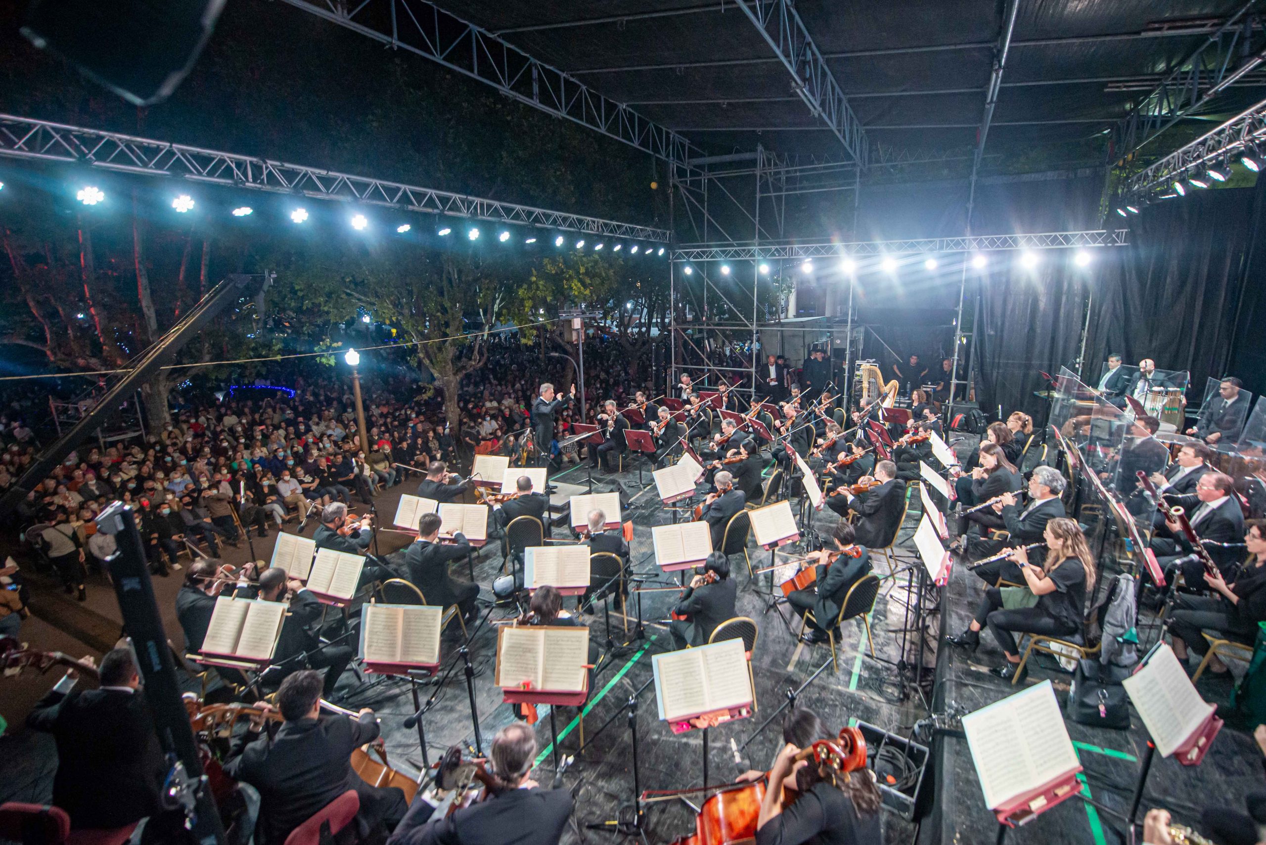 La Orquesta Sinfónica Nacional brindó un concierto magnífico para más de 5.000 sanfernandinos 
