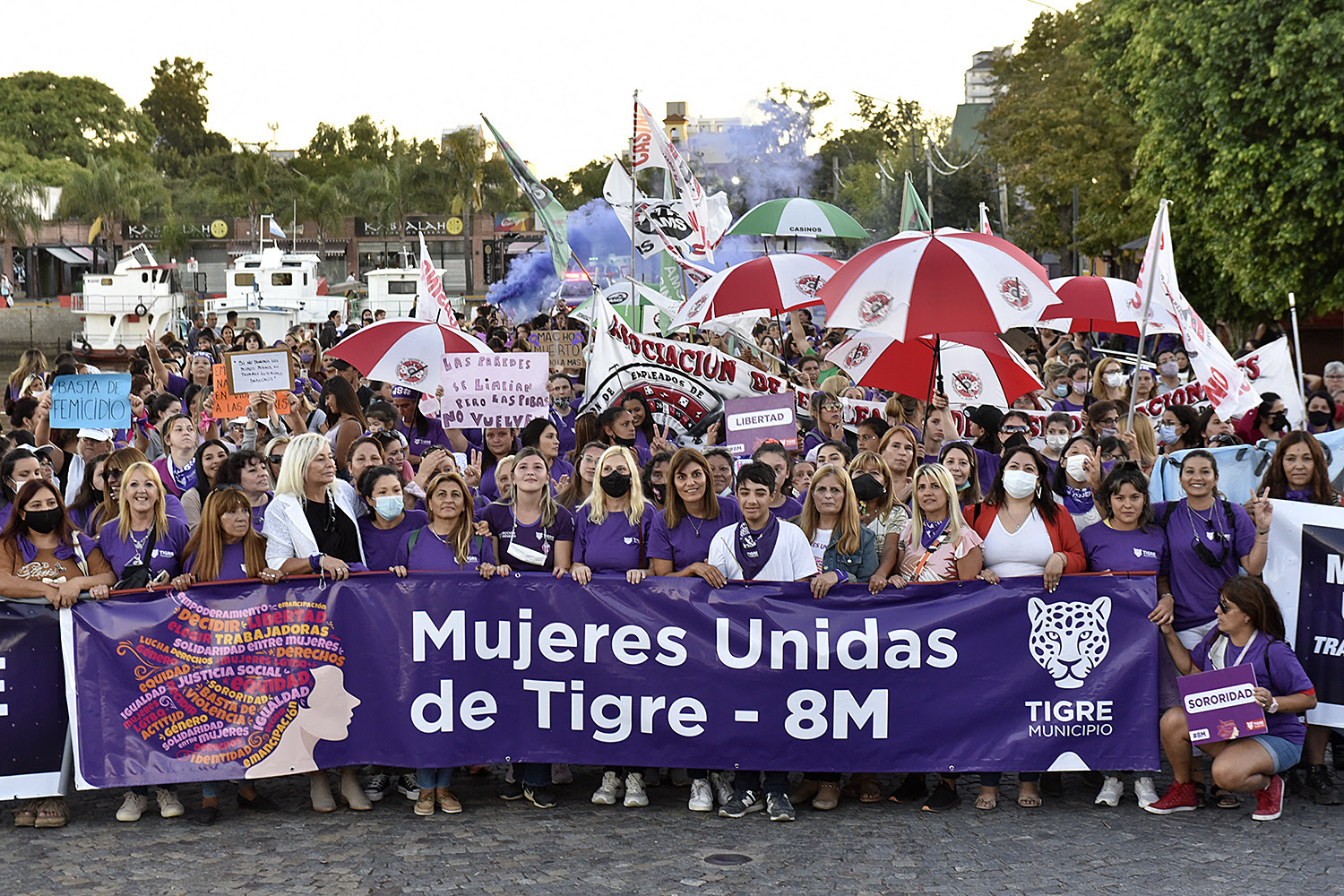 Gisela Zamora en el 8M: “Reivindicamos el compromiso de esta gestión para empoderar a las mujeres de Tigre y erradicar definitivamente la violencia de género”