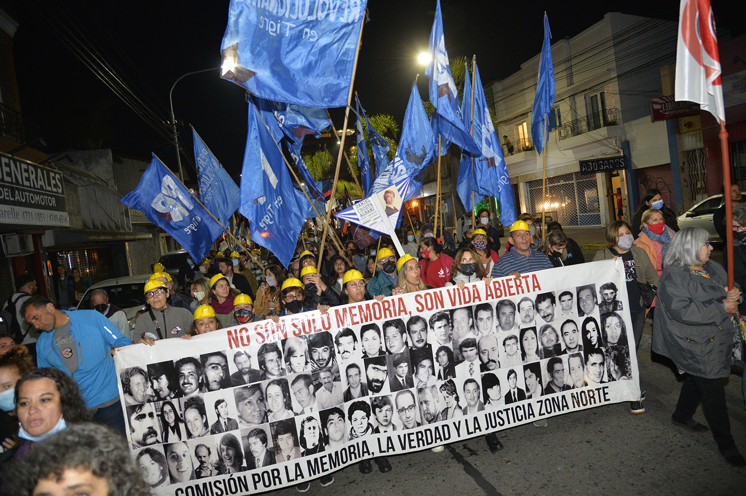  El Municipio de Tigre inició la Semana de la Memoria con la histórica marcha al ex Astillero Astarsa