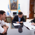 Kicillof se reunió con el intendente Lunghi y el diputado Iparraguirre