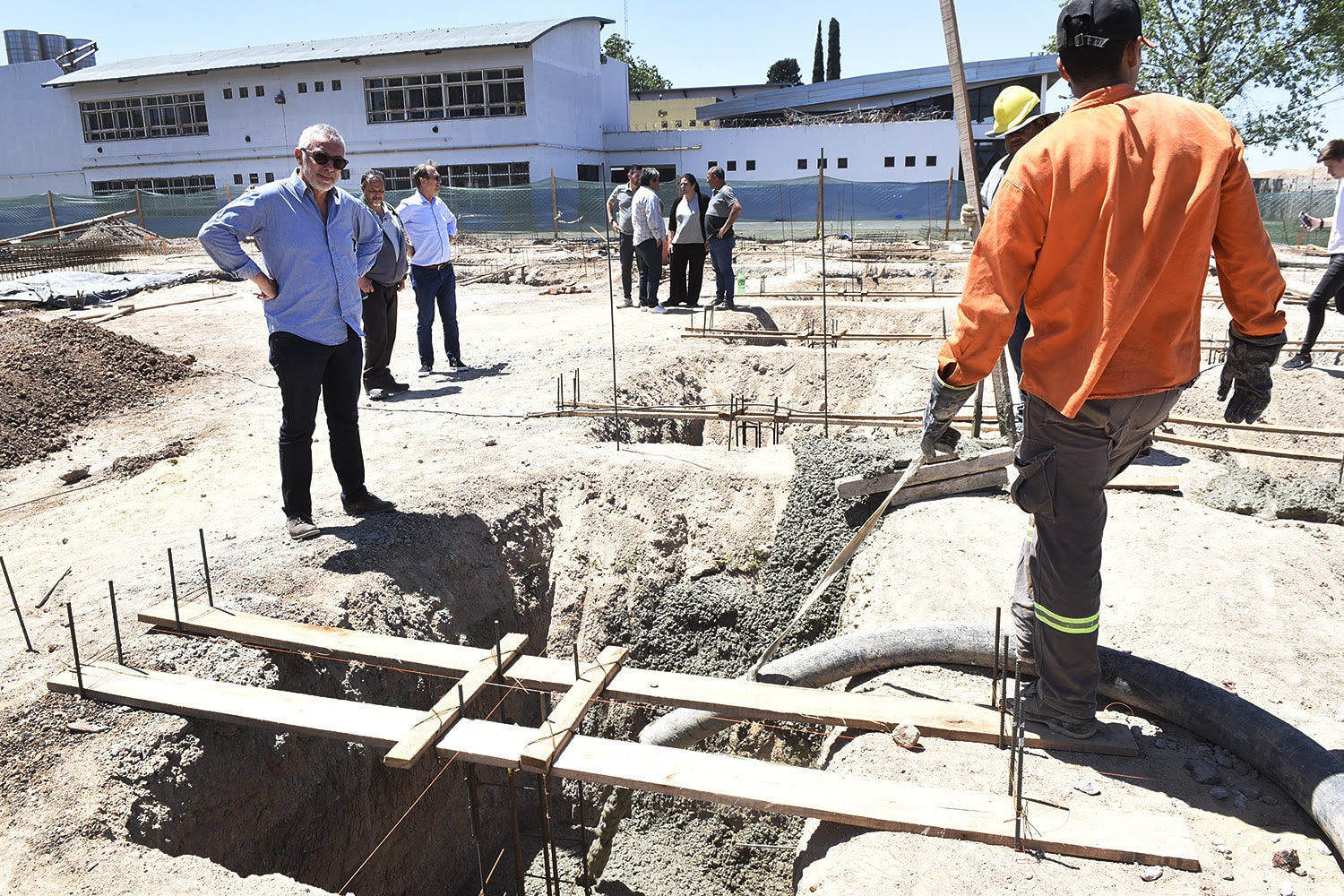 Julio Zamora supervisó la construcción del nuevo edificio de la Escuela Primaria N°23 de Don Torcuato